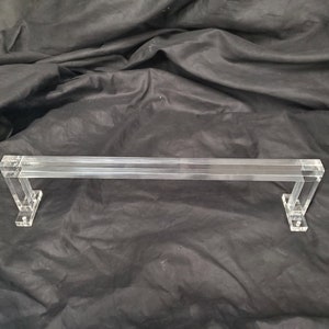 Clear acrylic towel bar shop