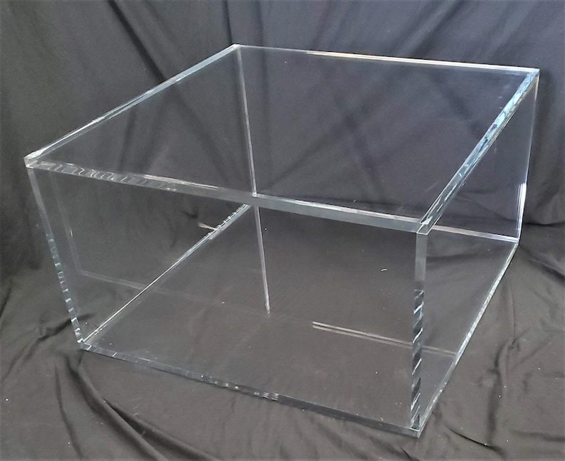 Acrylic Coffee Table box Style 40 X 40 Etsy