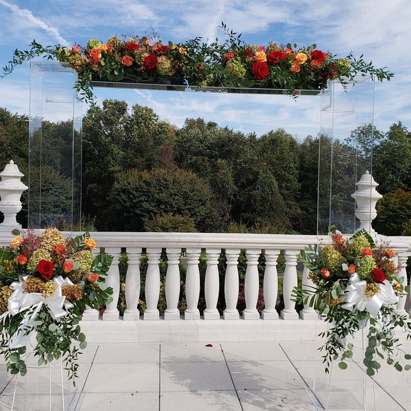 Acrylic Clear Pillars Etsy