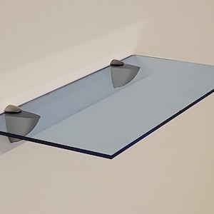 22&quot;L Neon Acrylic wall shelf with metal brackets - 8&quot;W 1/4&quot;acrylic * 15 colors to choose from and clear * Choose your bracket style!