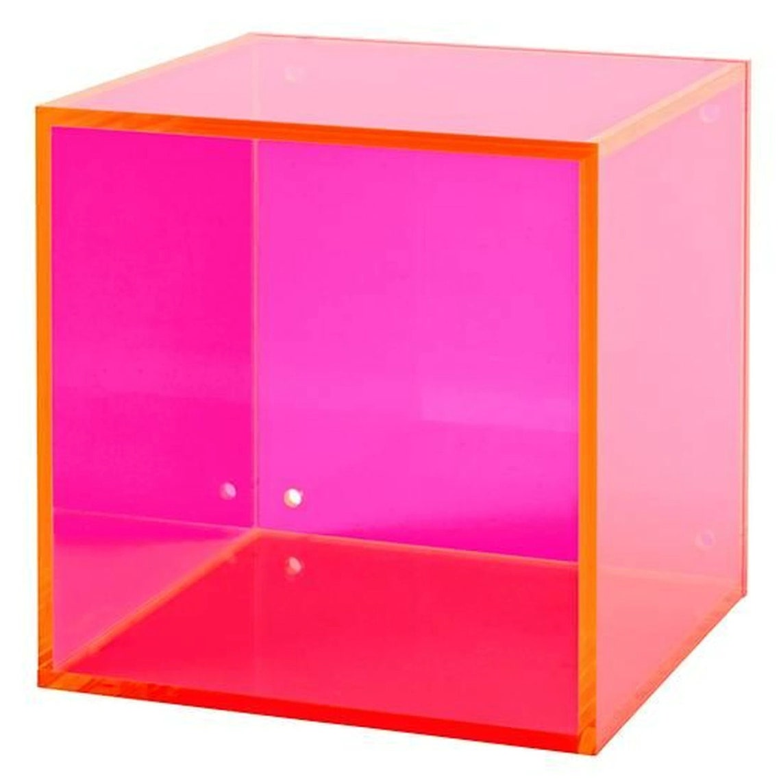Bright Color Lucite Wall Hanging Cubes Color Options Etsy