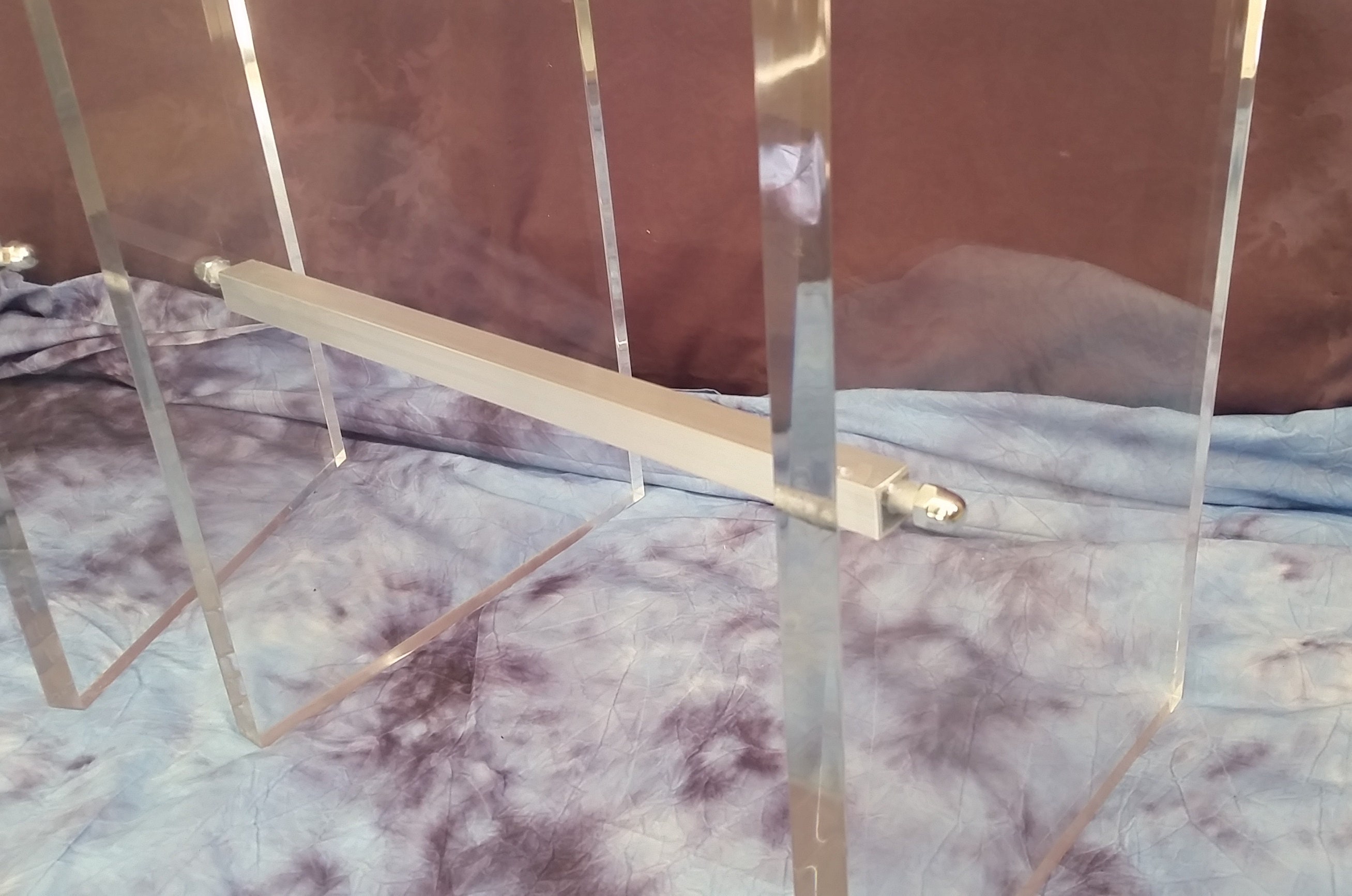 Acrylic Stool (bar Height) With Foot Rest (1) - 29