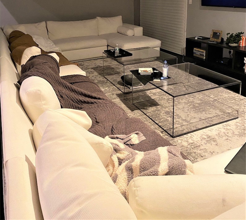 Acrylic Coffee Table box Style 40 X 40 Etsy