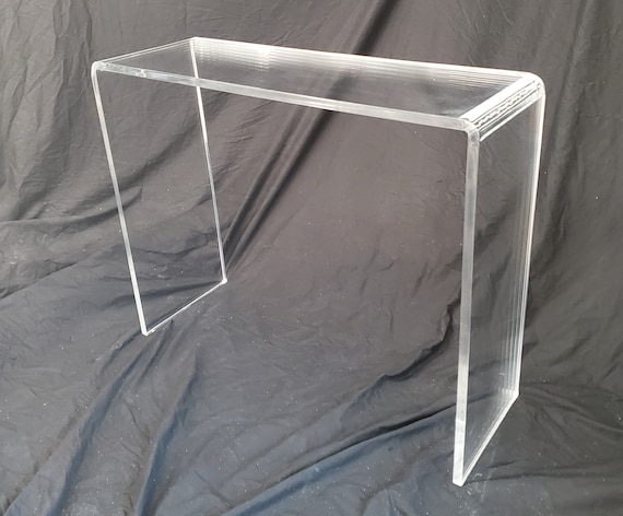 Acrylic waterfall table deals