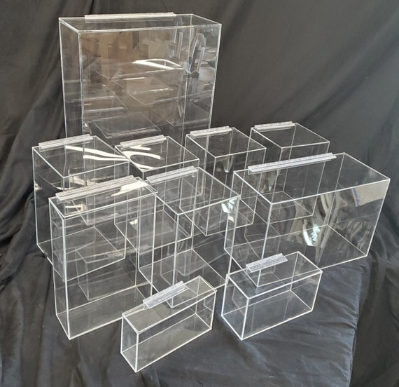 Acrylic Display Boxes Hand crafted made to your need. Any Etsy