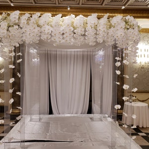 8' x 8' x 10' high 1/4 Acrylic Wedding Strcuture, Chuppah, Gazeebo, Mandap Hand Crafted in the U.S. This is the orginal image 6