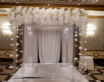 10' x 10' x 10' high in 3/8" Acrylic Wedding Strcuture, Chuppah,  Gazeebo, Mandap Hand Crafted in the U.S. This is the orginal !!!!