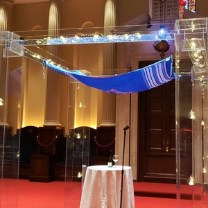 8' x 8' x 10' high 1/4 Acrylic Wedding Strcuture, Chuppah, Gazeebo, Mandap Hand Crafted in the U.S. This is the orginal image 2