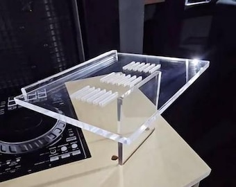 Acrylic Computer/laptop/pc stand 13"L x 10"D x 13"H  , 10" wide upright in 1/2" acrylic