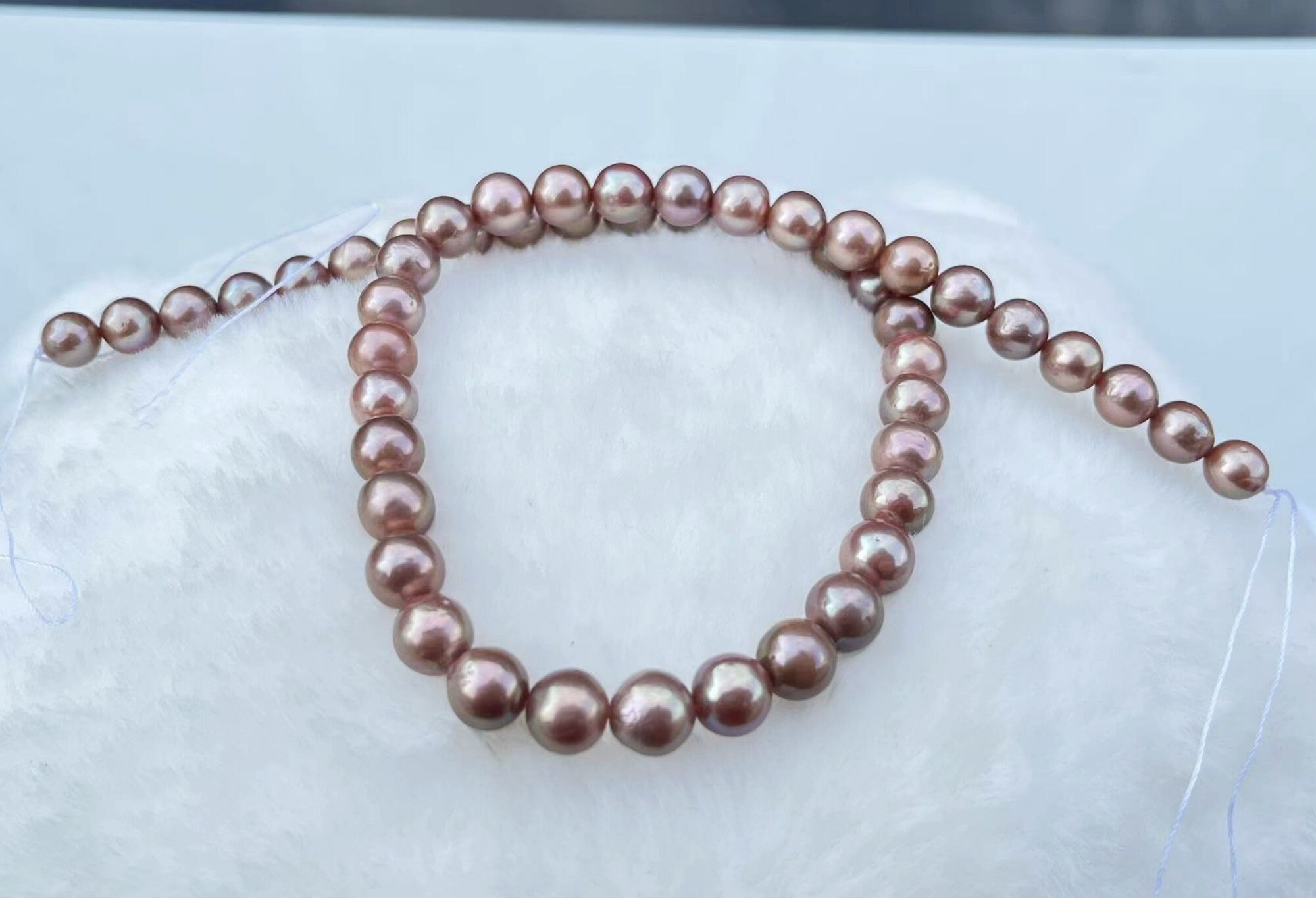 8-9mm Round Edison Pearl Strand,natural Deep Metallic Color 8-9mm Round Edison Pearl Strand,natural Deep Metallic Color
