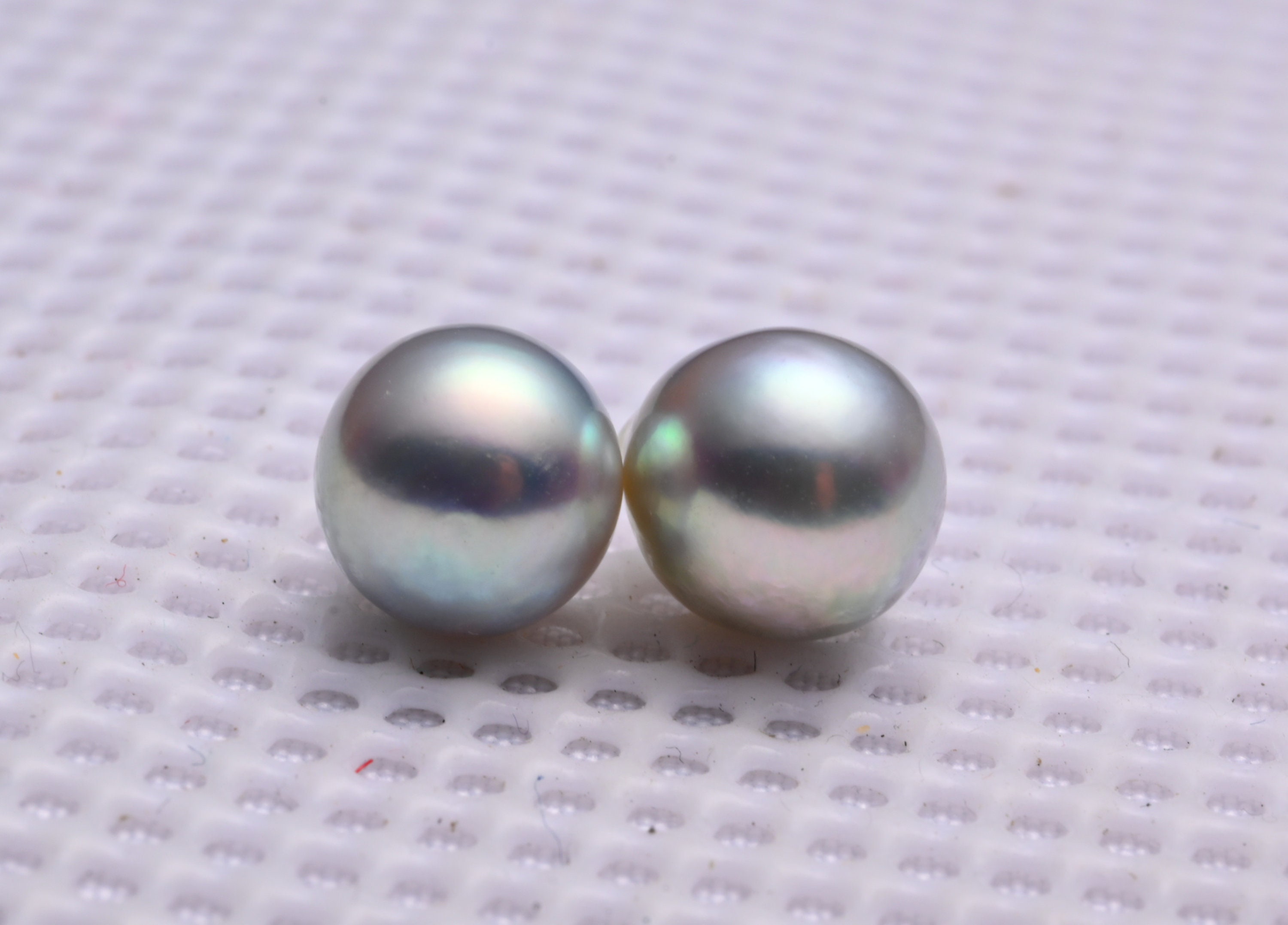 Perle Naturali Grigie Di ALTA QUALIT&Agrave; E Croci Greche - Spilla In Argento 925 Collana Perle