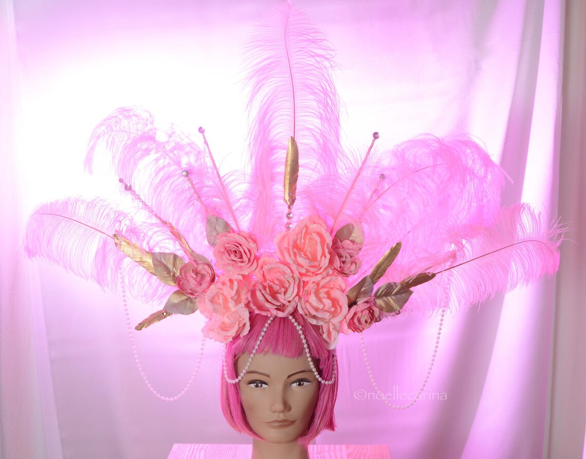 diy showgirl headpiece