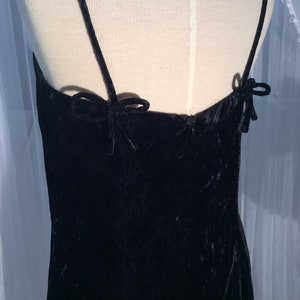 Vintage 80s Jessica McClintock and Scott McClintock black velvet gown and bolero image 3