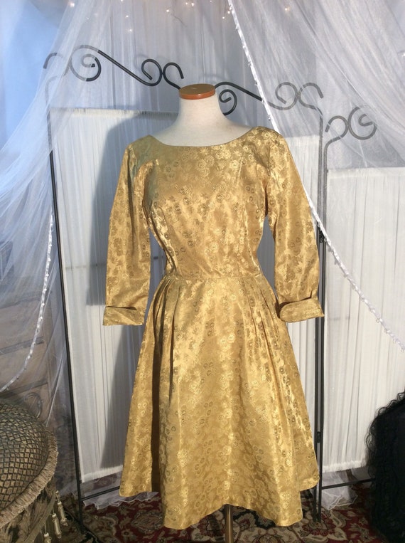 brocade party dress
