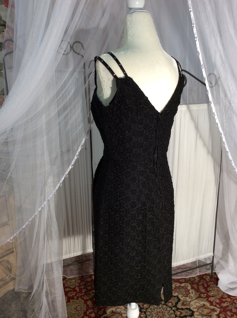 bachelorette party spaghetti strap dress short cocktail dress LBD party dress fitted short dress Black cocktail dress