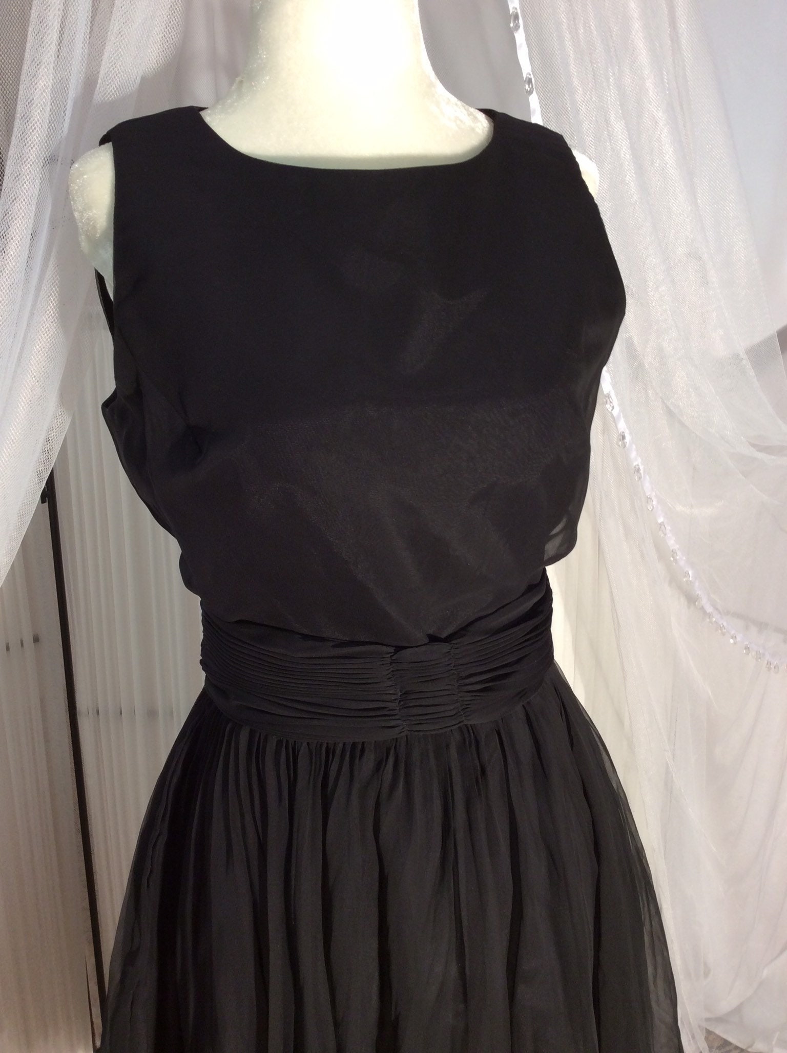 Vintage 60's Little Black Dress Cocktail Dress Dance | Etsy