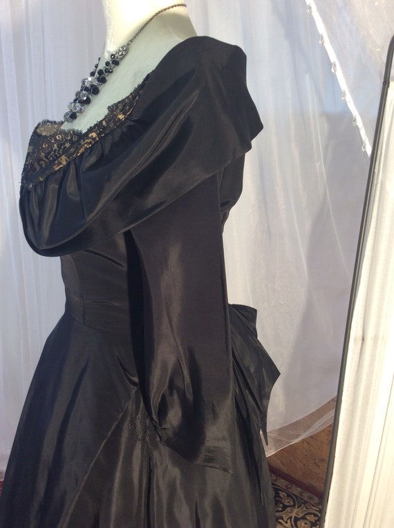 1950's black taffeta, “Jays Boston and Wellesley … - image 7