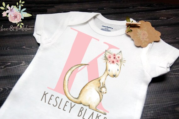 wallabies baby onesie
