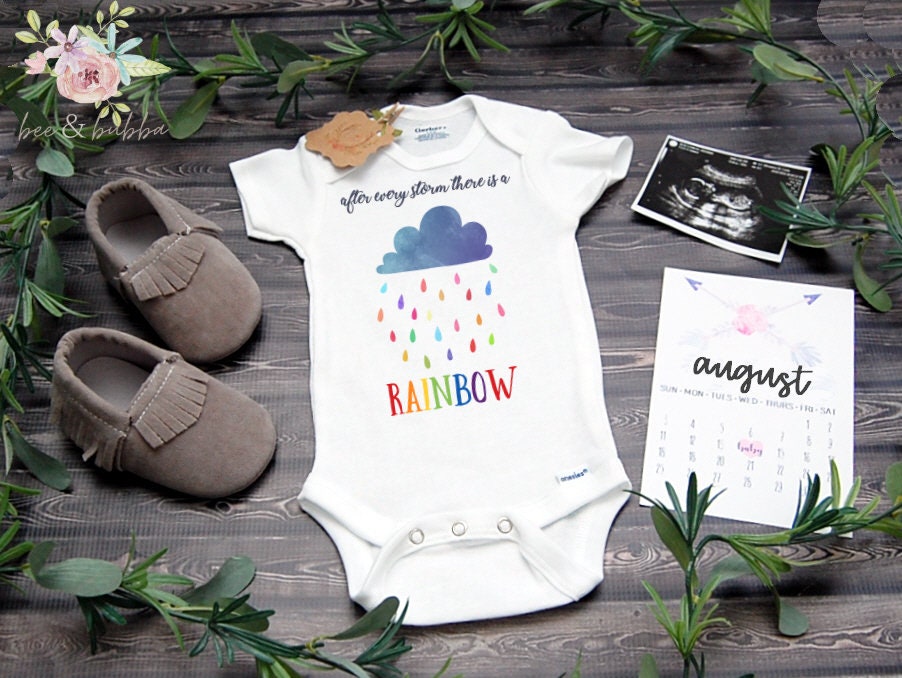 Download ORIGINAL After Every Storm There Is A Rainbow Baby Onesie ...