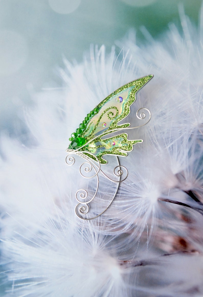 earwrap earcuff Fairy wing ear cuff Elf ear cuff Wing ear cuff Elf ear wrap Fairy ear cuff