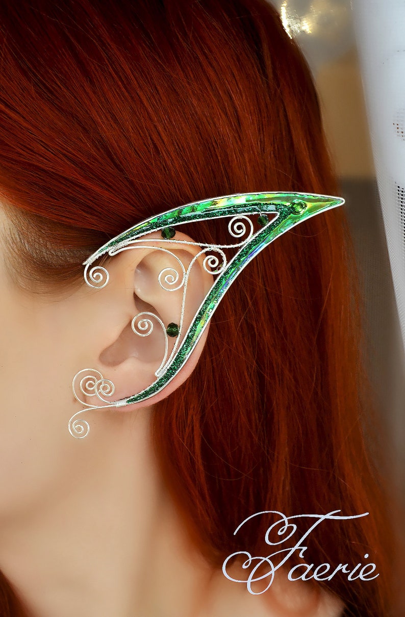 Elf ear cuffs pair Elf ear wraps Elven earcuffs no Etsy