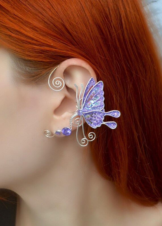 Little butterfly ear cuff Etsy