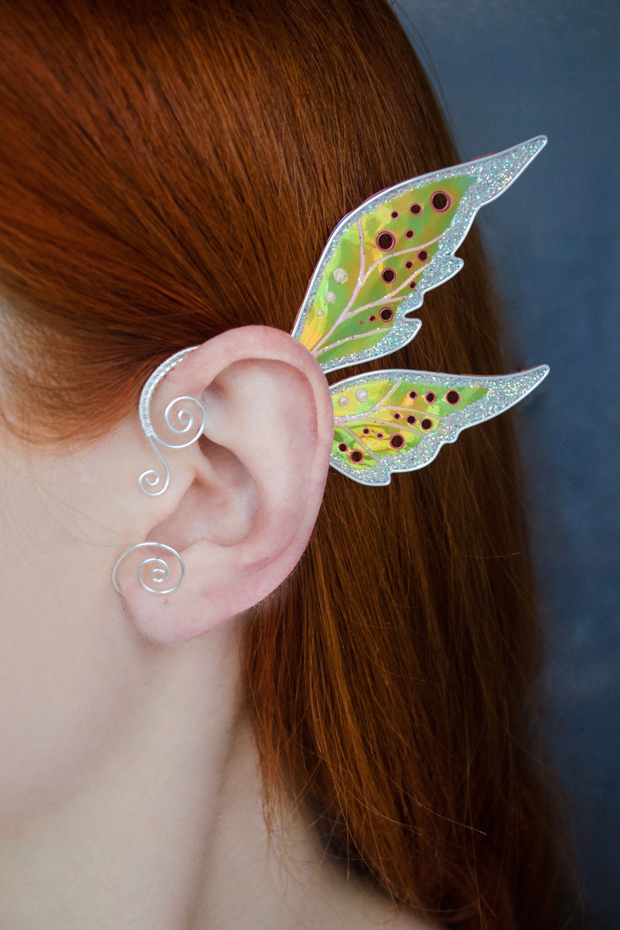 Fairy wing ear cuff no piercing Fairy wing ear wrap Etsy