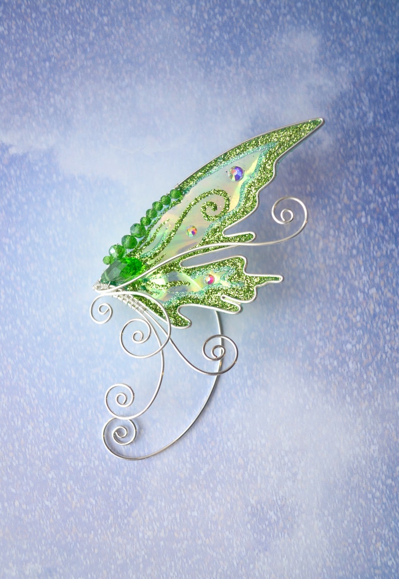 earwrap earcuff Fairy wing ear cuff Elf ear cuff Wing ear cuff Elf ear wrap Fairy ear cuff