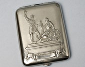 Old Cigarette Case Soviet Cigarette Case Accessories For Men Monument Minin Pozharsky Retro Card Holder Vintage Metall Cigarette Case