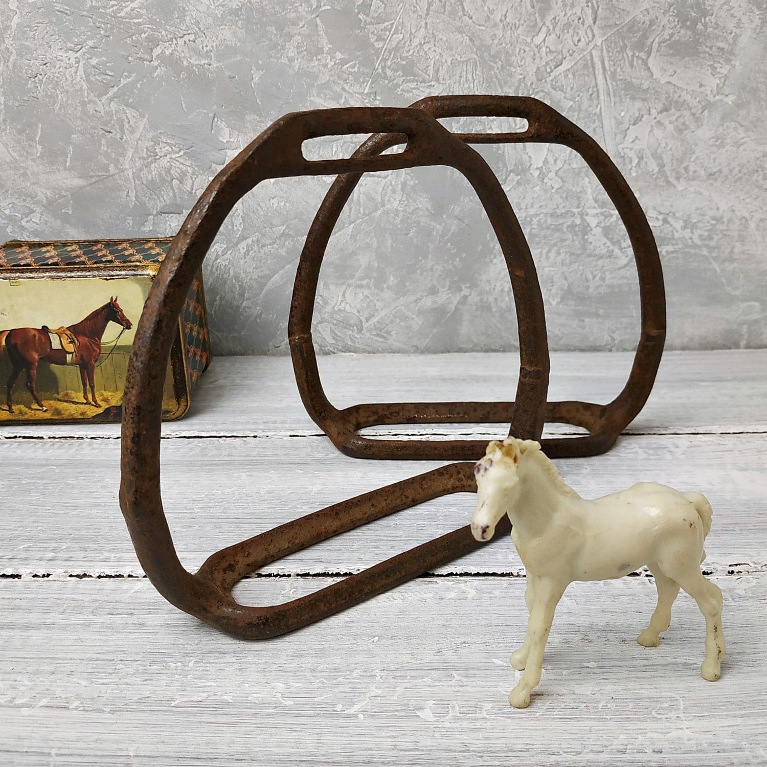 Pair horse stirrups Horseback riding Russian antique primitive Etsy