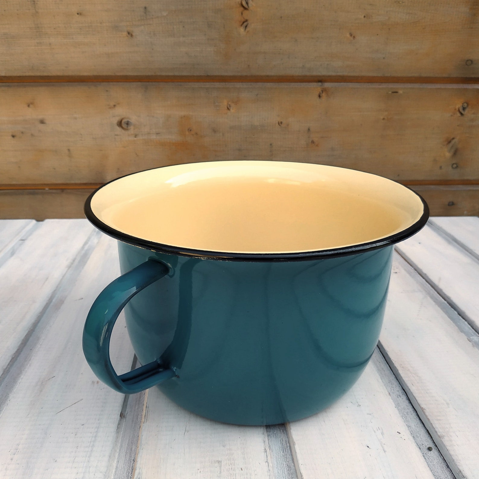 New vintage chamber pot Teal enamel child pee pot Soviet potty Etsy