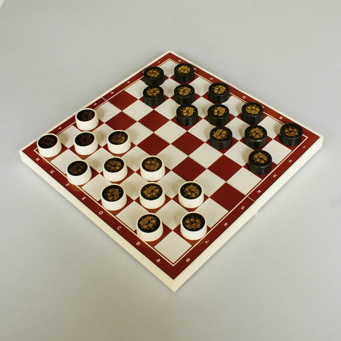 Sale Vintage checkers Soviet road checkers Traveling Etsy