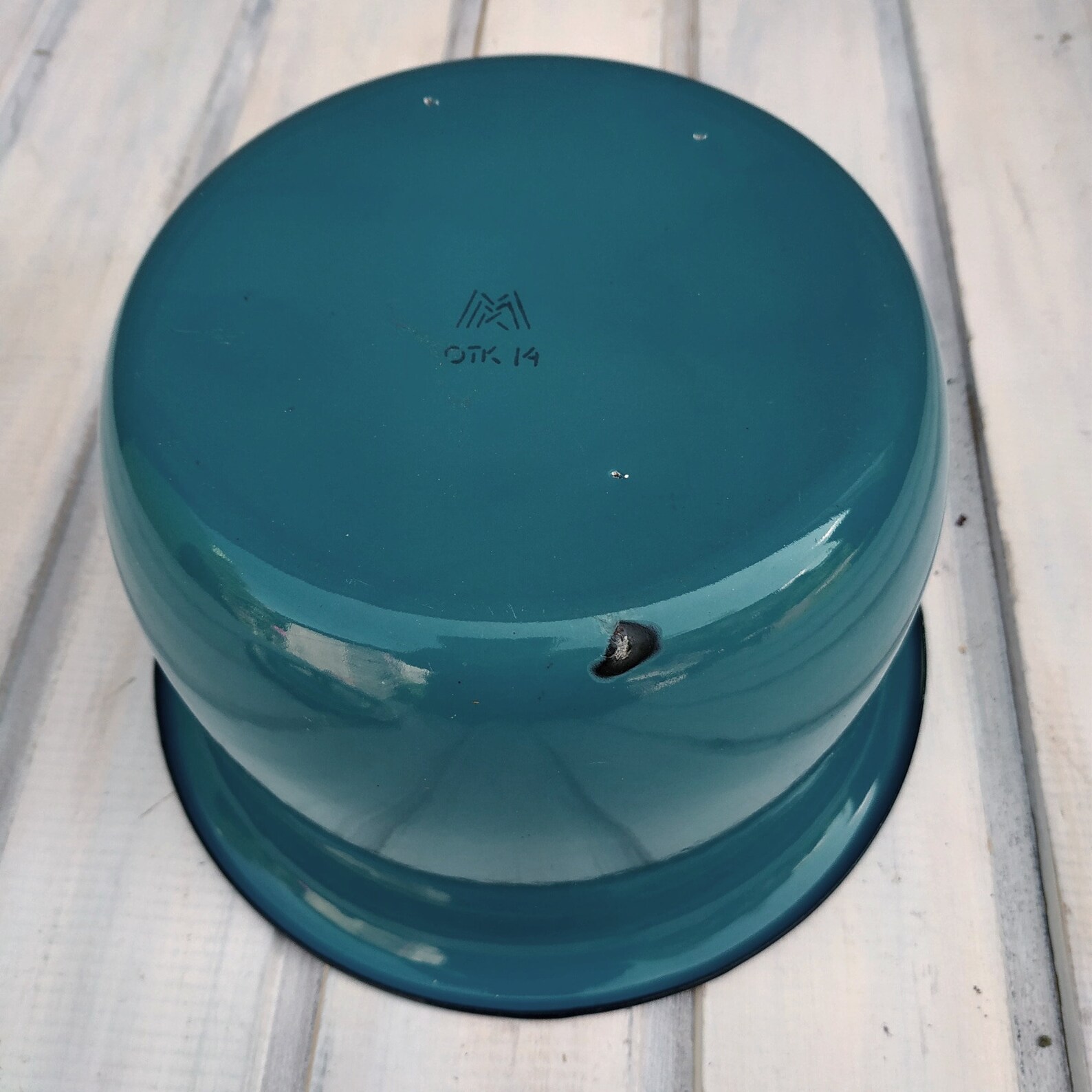 New vintage chamber pot Teal enamel child pee pot Soviet potty Etsy