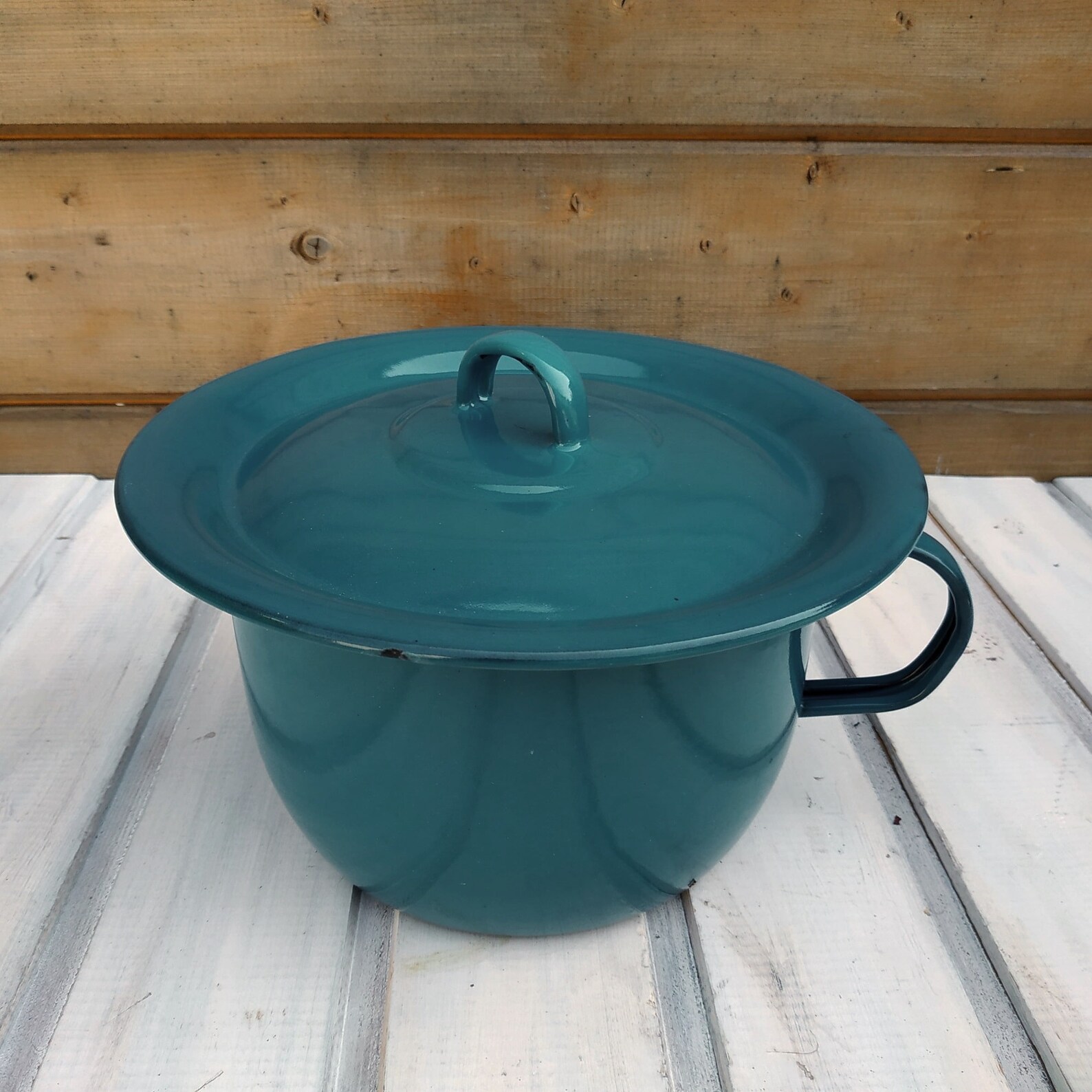 New vintage chamber pot Teal enamel child pee pot Soviet potty Etsy