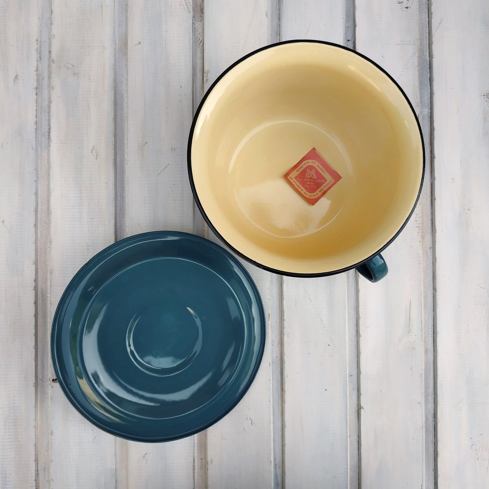 New vintage chamber pot Teal enamel child pee pot Soviet potty Etsy