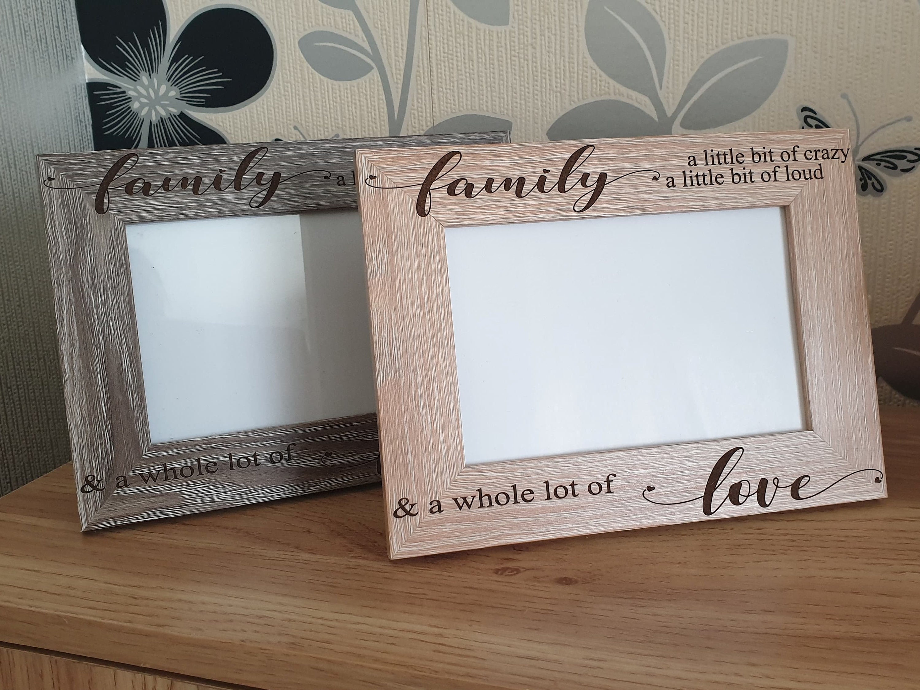 Personnalisé De Chêne en Bois Cadre Photo Fête des Pères Anniversaire Papa Papa Cadeau