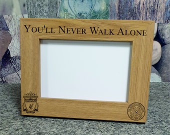 Football Themed Personalised Photo Frame - Sports Club Frame - Create Your Own Frame,  Personalised Sports Football Team, match day memories