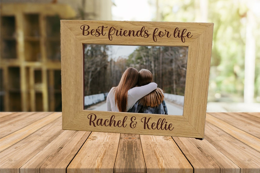 Personalised Best Friends Frame, Friends Picture Frame, Friends Photo