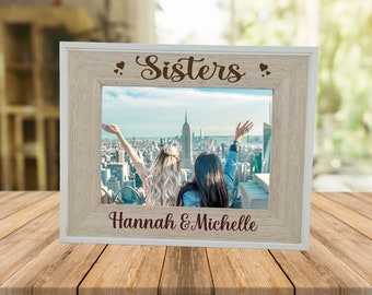 personalised Best Friend Sister photo frame Gift, Soul Sister Best Friend Birthday Gift, Friendship Gifts For Bestie Friend Besties