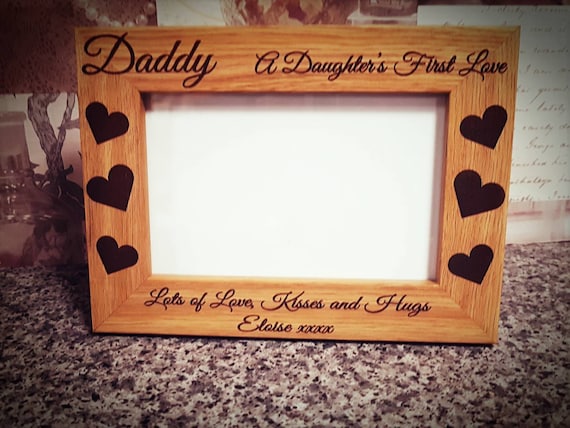 dad a daughter's first love picture frame