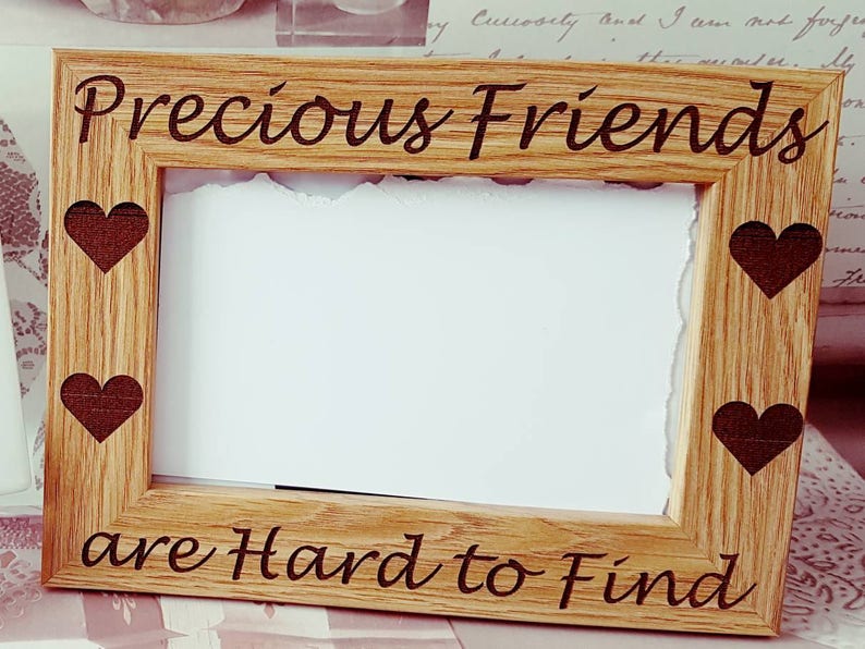Precious Friends Photo Frame Best Friends Picture Frame Etsy