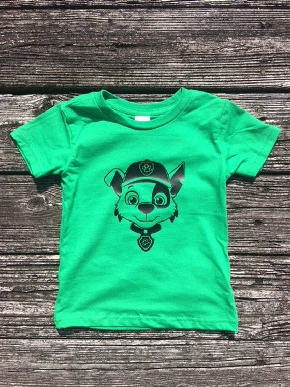 Paw Patrol Rocky Shirt | Etsy Hong Kong