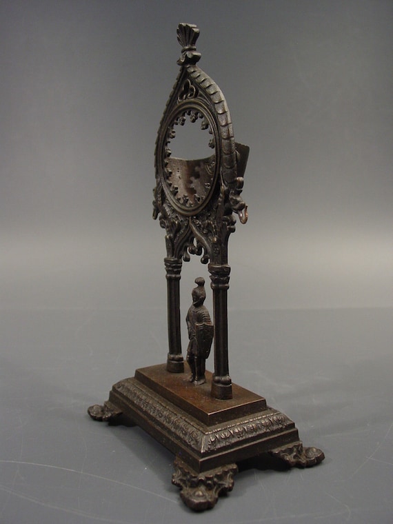 Pocket Watch stand antique SEEBASS BERLIN IRON cast B… Gem