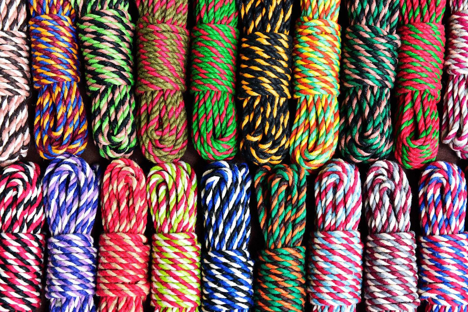 6.0MM Bondage Jute SHIBARI Rope MULTI Colors Varigated Etsy