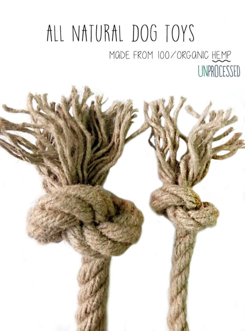 Hemp for Pets Natural DOG Toys 100 HEMP ROPE Dog Toy 20MM & Etsy