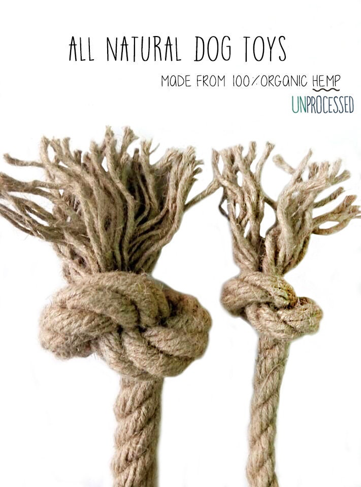 Hemp for Pets Natural DOG Toys 100 HEMP ROPE Dog Toy 20MM & Etsy