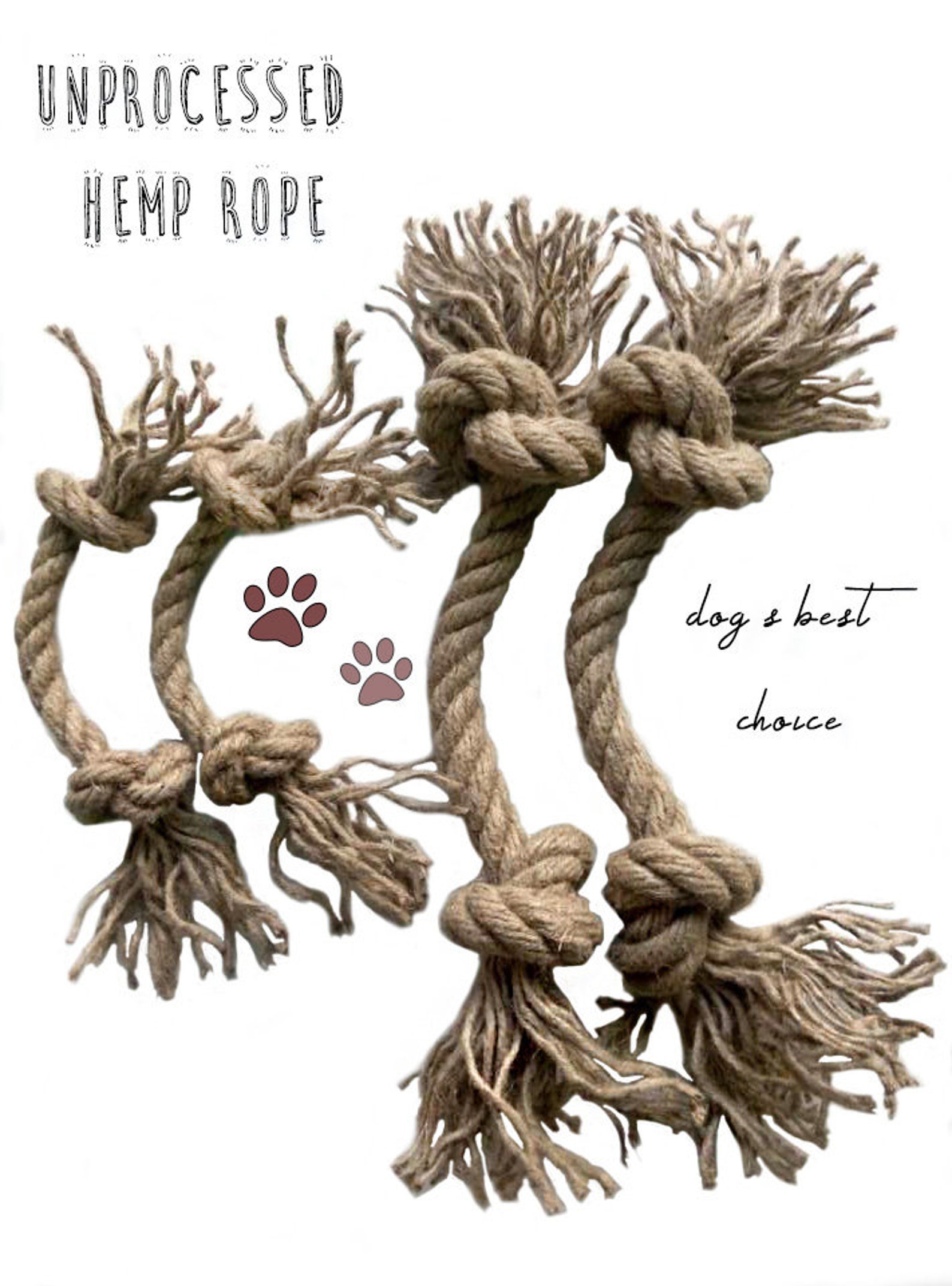 Hemp for Pets Natural DOG Toys 100 HEMP ROPE Dog Toy 20MM & Etsy