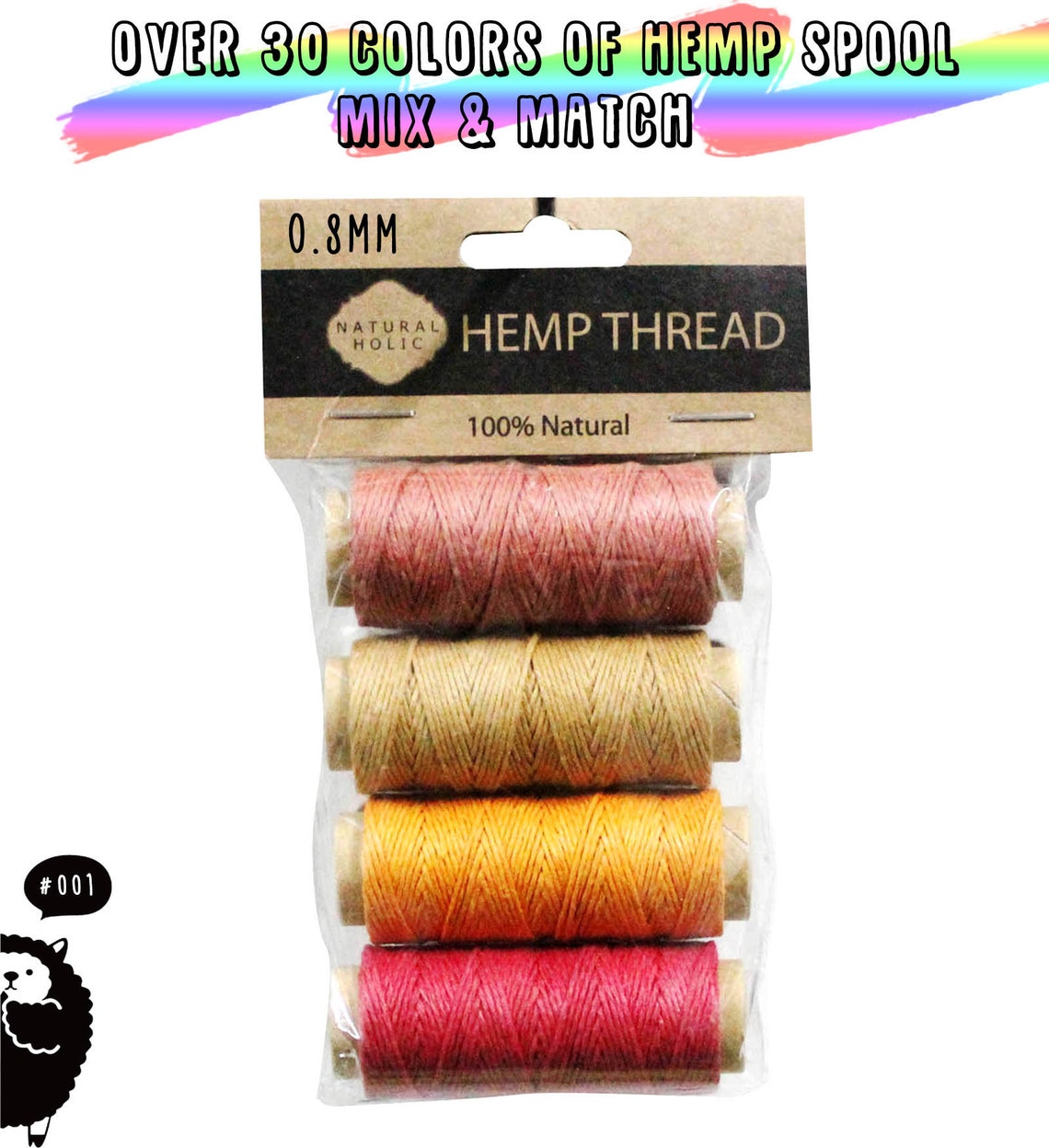 4 IN 1 0.60.8MM HEMP THREADTotal 88Yards Waxed surface Etsy