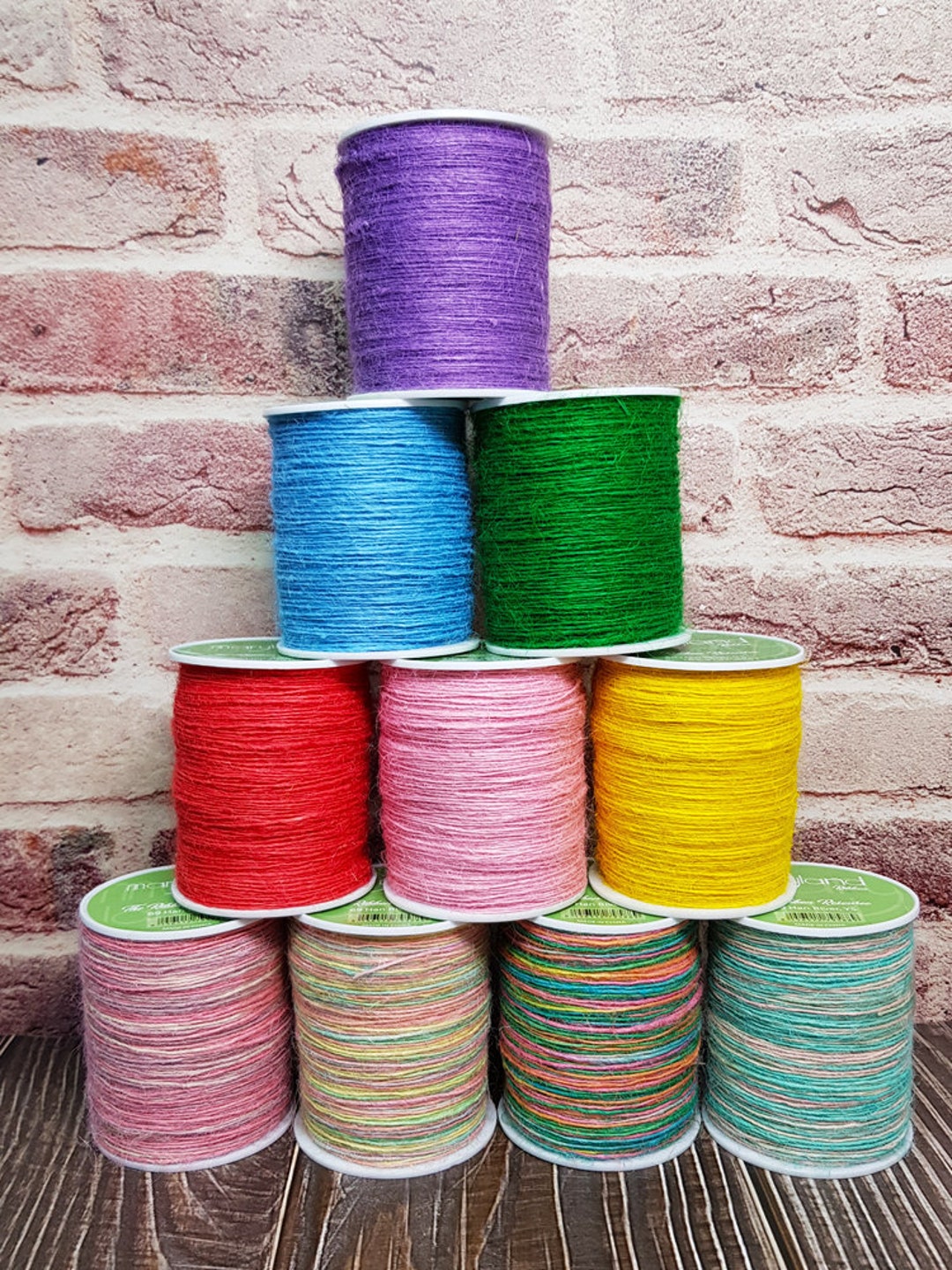 0.7MM Weaving Jute Thread Embroidery Thread 1ply Jute Cord 200meters a