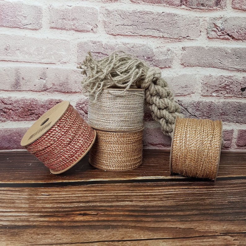 1.2MM Metallic GIFT Wrapping Cord 120yard Full Roll Fancy Etsy